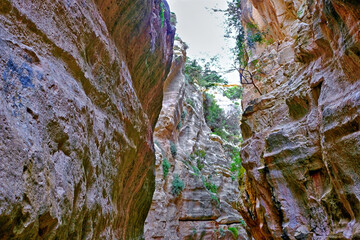 high canyon walls