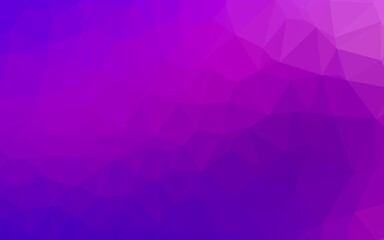 Light Purple vector low poly cover.