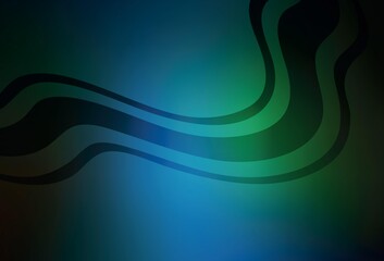 Dark Blue, Green vector blurred bright texture.