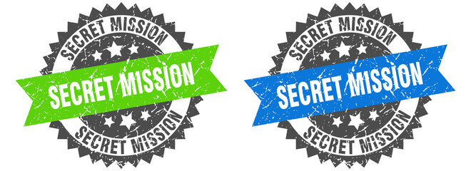 secret mission band sign. secret mission grunge stamp set