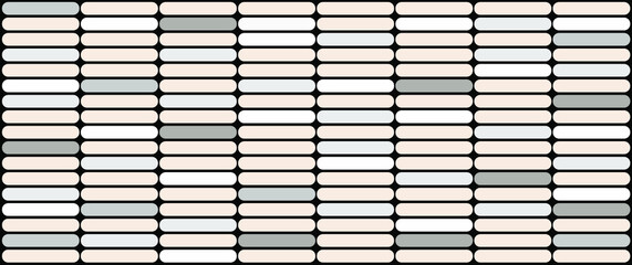 Brick wall, Vintage Cream color bricks wall texture background for graphic design, Vector