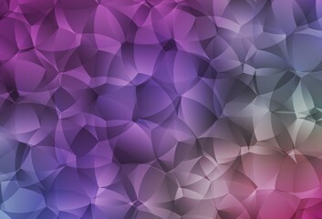 Light Multicolor vector background with abstract shapes.