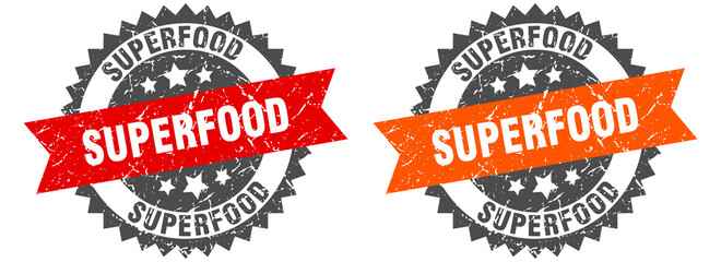 superfood band sign. superfood grunge stamp set