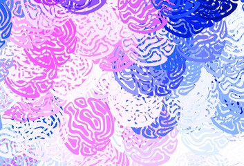 Light Purple vector texture with abstract forms.