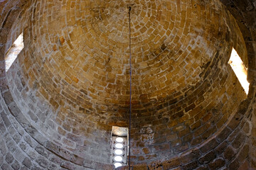 the dome of an ancient temple of the Byzantine period in cyprus