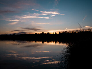 Sonnenuntergang am Wörthsee