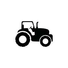 Tractor icon design template vector isolated illustration