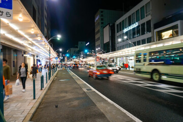 京都府　四条通り
