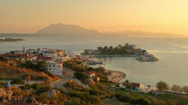 Datca harbour sunrise view, Turkey
