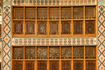 Wooden Exterior of of the Palace of Shaki Khans