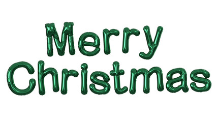 クリスマスのバルーンの3Dイラストレーション