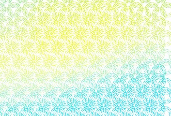 Light blue, yellow vector backdrop with dots.