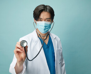 Asian male surgeon 