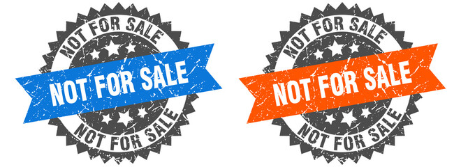 not for sale band sign. not for sale grunge stamp set