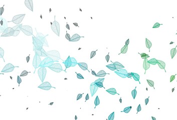 Light Blue, Green vector doodle texture.