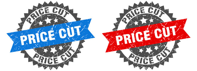 price cut band sign. price cut grunge stamp set