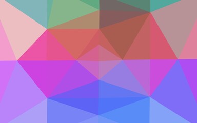 Light Multicolor, Rainbow vector blurry triangle texture.
