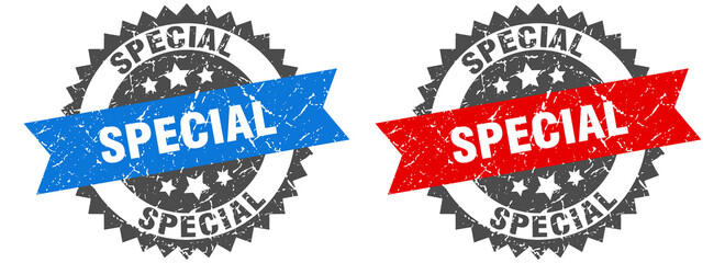 Obraz premium special band sign. special grunge stamp set