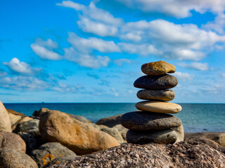 stones on the beach