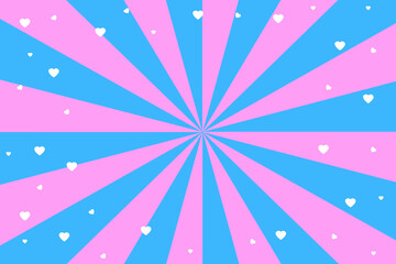 Vintage rpink rays, great design for any purposes. Pop-art texture. Snow red background. Bright star. Stock image. EPS10.