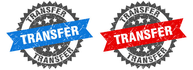 Obraz premium transfer band sign. transfer grunge stamp set
