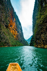 Fototapeta na wymiar Nho Que River, one of the most beautiful is a River in Vietnam