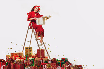 mountains of presents