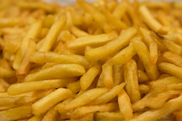 French fries - selective focus