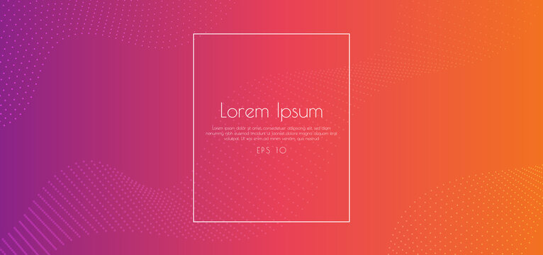 Halftone wave pattern dot design colorful background.
