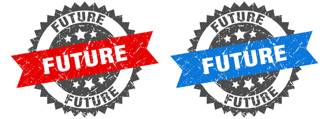Obraz premium future band sign. future grunge stamp set