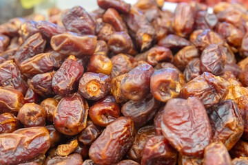 Dried dates at a Thai market