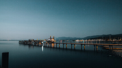 Fototapeta premium pier at night