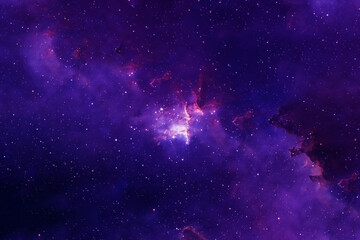 Beautiful colored galaxy in deep space. Elements of this image were furnished by NASA.