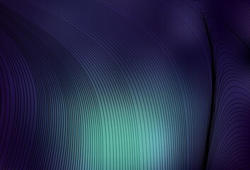 Dark Blue, Green vector background with wry lines.