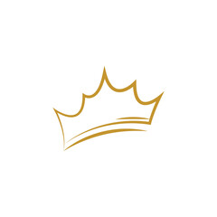Fototapeta premium Crown Logo Template vector icon