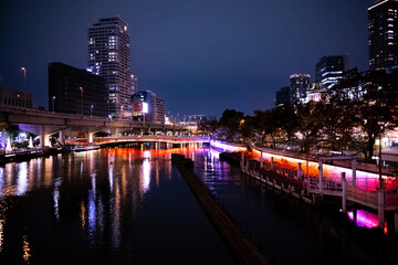 Naklejka premium 夜景