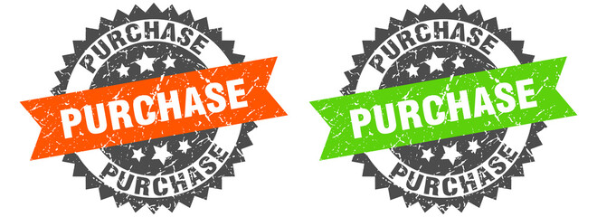 Obraz premium purchase band sign. purchase grunge stamp set