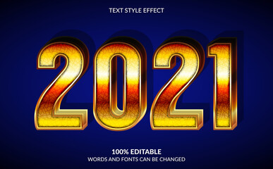 Editable Text Effect, Happy New Year Text Style