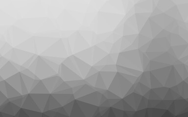 Fototapeta premium Light Silver, Gray vector triangle mosaic texture.