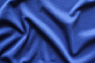 Beautiful blue background with cloth.