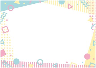 幾何学模様の放射背景04