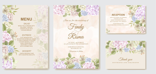 Elegant seamless floral pattern