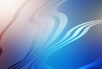 Light Blue, Yellow vector blurred template.