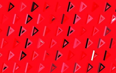 Dark Red vector pattern with polygonal style.