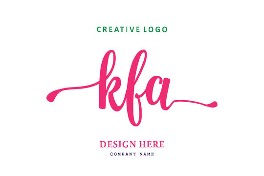 KFA lettering logo is simple, easy to understand and authoritative