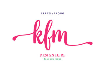 KFM lettering logo is simple, easy to understand and authoritative