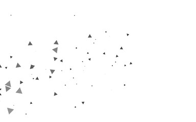 Light Silver, Gray vector pattern in polygonal style.