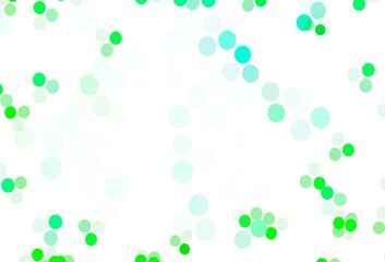 Light Green vector texture with disks.