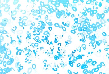 Light Blue, Yellow vector layout with circle shapes.