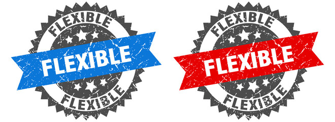 flexible band sign. flexible grunge stamp set